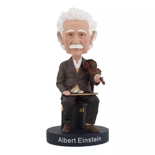 Albert Einstein Violino Bobblehead - Royal Bobbles