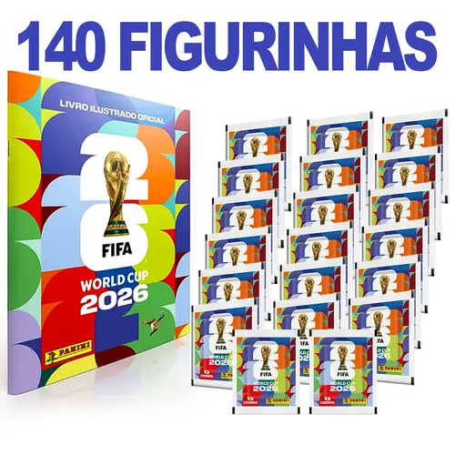 Kit de álbum de tapa blanda para la Copa Mundial de la FIFA 2026 con 140 figuras | Cuotas sin interés