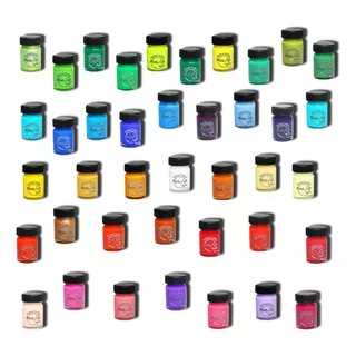 Set Pintura Pintart Studio Vidrio, 40 Colores De 30ml