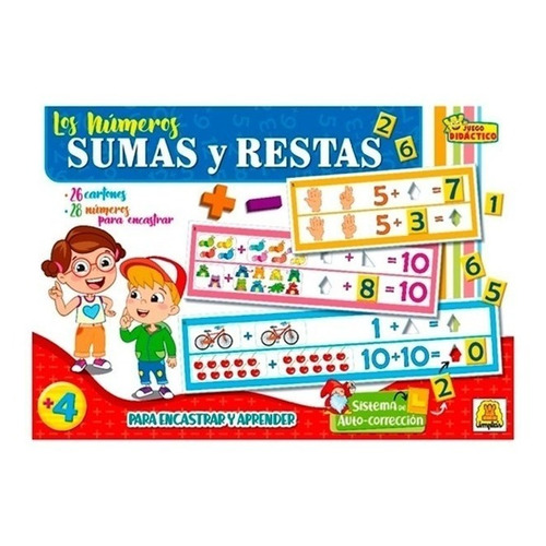 Juego De Mesa Aprendo Sumas Y Restas Implas 341