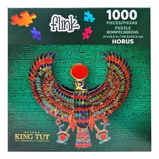 Rompecabezas King Tut Horus 1000 Piezas Flink Metalizado