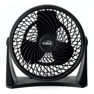 Ventilador De Mesa Y Pared Kalley K-vm8n02 Negro Con 3 Aspas De Polipropileno, 8  De Diámetro 110 v