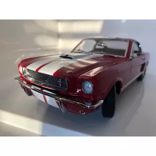 1966 Shelby Gt 350 Lane 1/18 Importado Original Vermelho