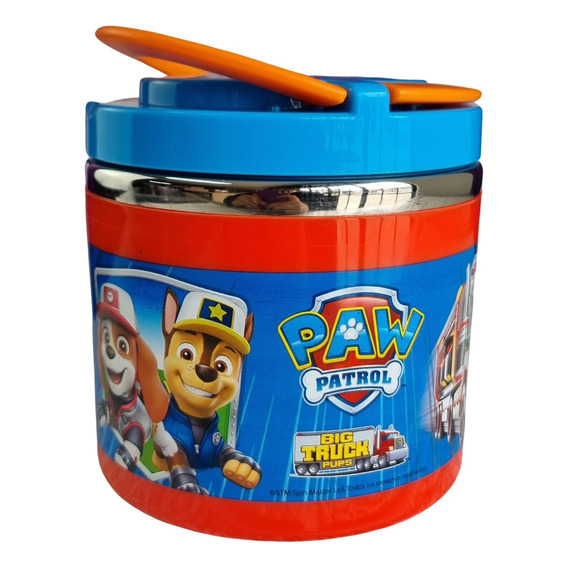 Termo De Comida 600ml Scool - Paw Patrol Niño (rojo/celeste)