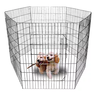 Corral Perro 50cm De Alto Con 6 Paneles Dog Pen Play