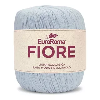 Linha Barbante Fiore 8/4 Euroroma 500m Cores Tricô Crochê Cor Branco - 0200