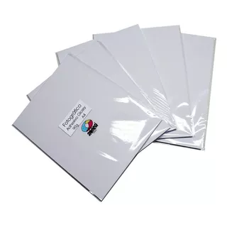 1 Paquete Papel Pet Adhesivo 100% Transparente A4 50 Hojas