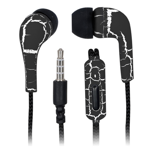 Audifonos Wired In Ear Manos Libres Microlab Skunk Color Negro