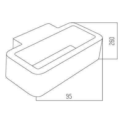 Aplqiue Exterior Aluminio Aloumi Led 6w Negro Moderno Lk