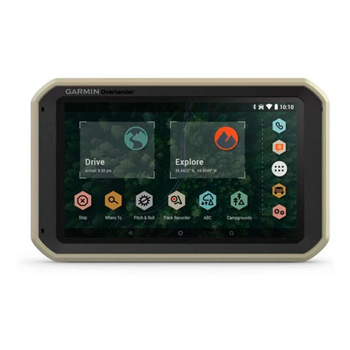 Overlander Gps Garmin Vehiculo Todoterreno Brujula Altimetro Color Negro Mapas precargados incluidos Mundial