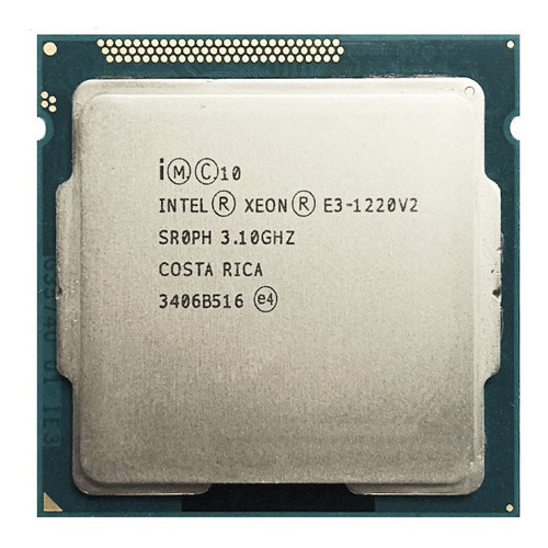 Procesador Intel Xeon E3-1220 V2 CM8063701160503 de 4 núcleos y  3.5GHz de frecuencia