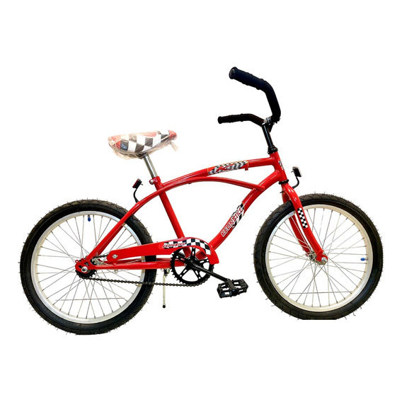 Bicicleta Playera R20 Freno C/pedal Niño Rojo