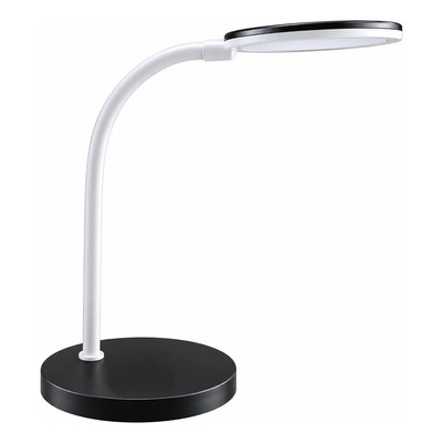 Lampara Escritorio Bonnie Negro Led 7w Mesa Deco Dimerizable Negro