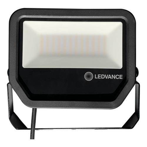 Reflector LED Ledvance Floodlight 20W con luz blanco cálido y carcasa negro 100V/277V