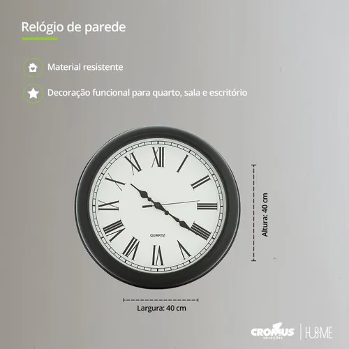 Reloj analogico numeros romanos hotsell