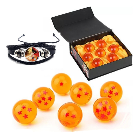 7 Regalo De La Caja De Exhibición De Dragon Ball + Pulsera