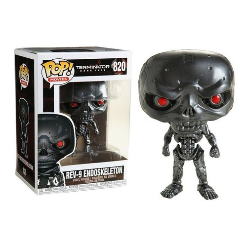 Figura De Acción Terminator Rev-9 Endoskeleton De Funko Pop!