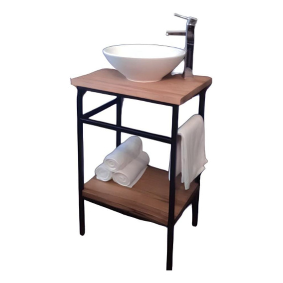 Mueble Lavamanos Para Baño Gabinete De Pie Industrial