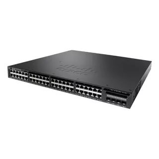 Switch Cisco 3650 48 Puertos Poe+ 390w, 2 Sfp+