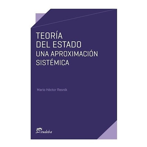 Teoría Del Estado - Resnik, Mario Héctor (papel)