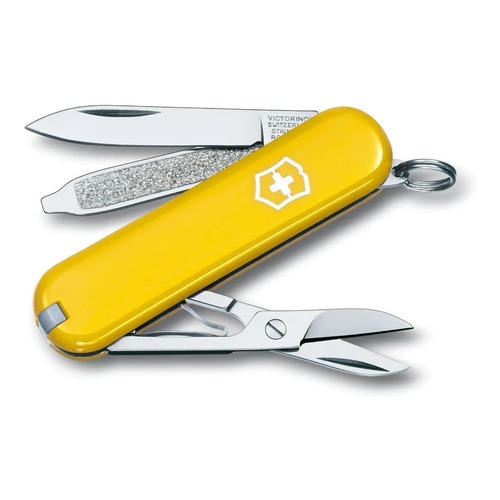 Navaja Victorinox Classic Sd 0.6223 Colores 7 Usos Color Amarillo