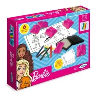 Carimbo Dos Esportes Barbie Esportista 48 Pcs Xalingo 2317.6