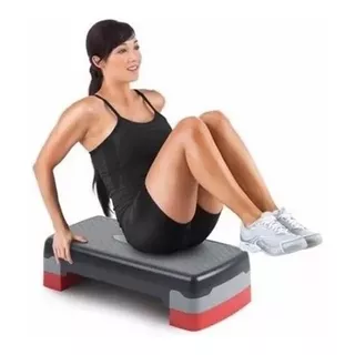 Banco Step Aeróbico Evolution Dos Niveles Gimnasio 68x29x15c