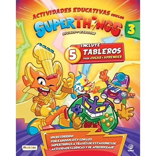 Superthings - Actividades Educativas 3 - Guardians Of Kazoom, De Aa. Vv.. Editorial Ediba Europa Eon S L, Tapa Blanda En Español, 2023