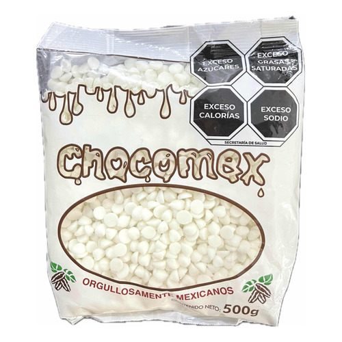 Chocolate Chocomex Chispas Color Blanco 500gr