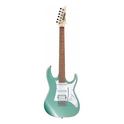 Guitarra eléctrica Ibanez RG GIO GRX40 de álamo metallic light green con diapasón de jatoba