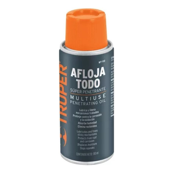 Afloja Todo Tornillos Óxido Lubricante Multiusos 110ml Spray