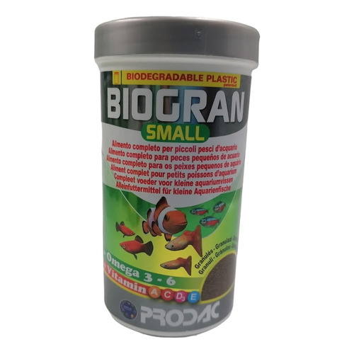 Prodac Alimento Biogran Small 130g Acuario Peces Pecera