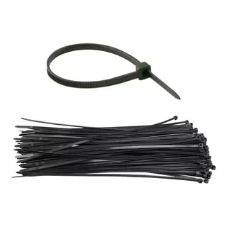 Enforca Gato Abracadeira Nylon Cinta 100x2,5 500 Unidades Cor Preto