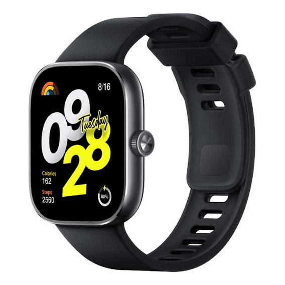 Smartwatch Xiaomi Redmi Watch 4 Amoled 1.97 Spo2 Llamada Gps Caja Negro Malla Negro Bisel Gris oscuro