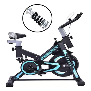 Bicicleta Fija Spinning Profesional Con Amortiguador 30 Kgs