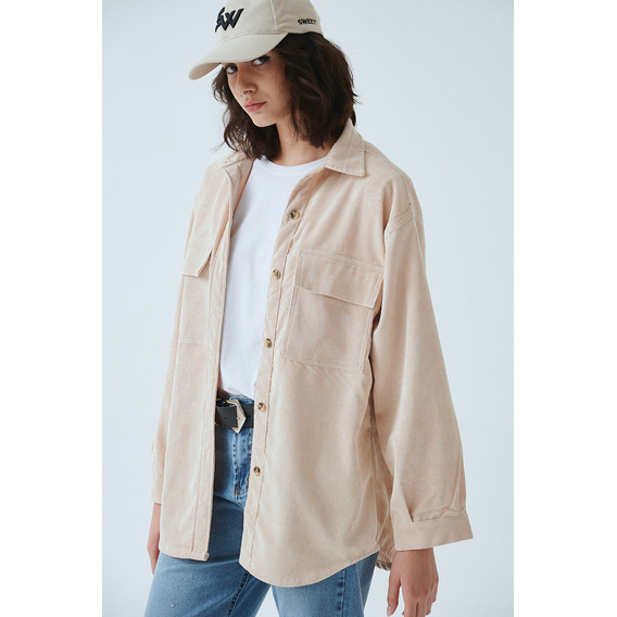 Camisa Oversize Cordy Invierno Mujer Sweet