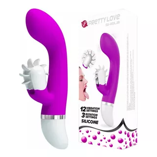 Vibrador Rotativo Roda Ponto G Lingua Simulador De Sexo Oral