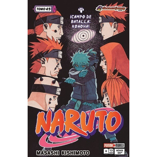 Panini Manga Naruto N.45: Panini Manga Naruto N.45, De Masashi Kishimoto. Serie Naruto, Vol. 45. Editorial Panini, Tapa Blanda, Edición 1 En Español, 2019
