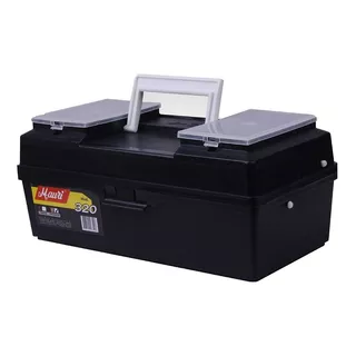 Caja De Pesca Mauri Herramientas Multiuso 320 H 13'' Color Negro