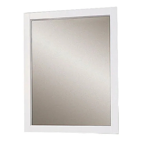 Espejo De Pared Placard Decorativo Con Marco Simil Madera Color del marco Marrón claro