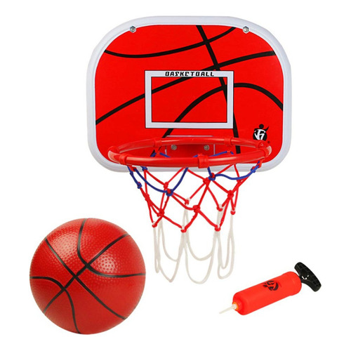Aro Basketball Tablero Niño Deporte Juguete Inflador + Balón