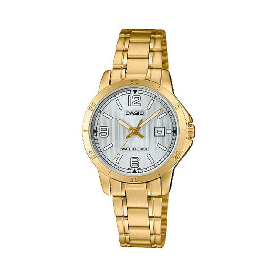 Reloj Para Mujer Casio Classic Ltp-v004g-7b2udf Dorado Adultos