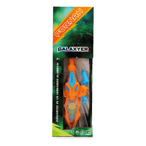 Daga Fornak Galaxyer Con Luz Y Sonido Color Naranja