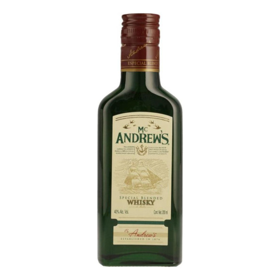 Pack De 6 Whisky Mc Andrews Special Blended 200 Ml