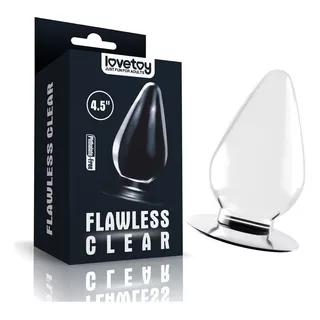 Plug Anal Transparente 11,5cm Ventosa Poderosa Lovetoy