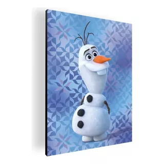 Cuadro Decorativo Moderno Poster Olaf Frozen 42x60 Cm Color N/a Armazón N/a