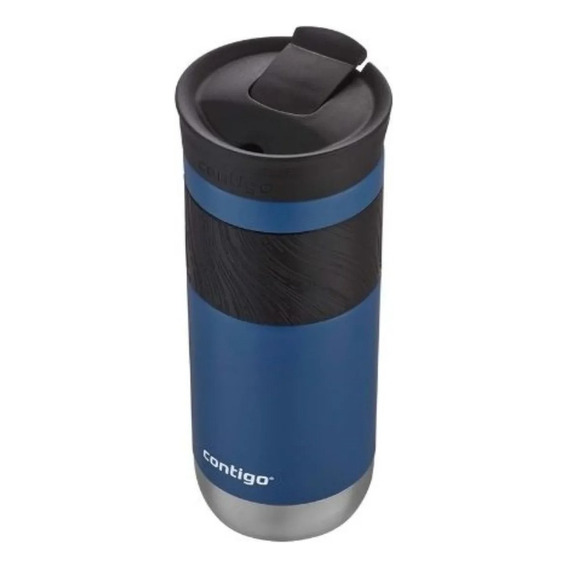 Termo Contigo Snapseal Byron 2.0 Acero Azul 20oz 591ml