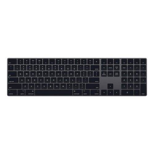 Teclado bluetooth Apple A1843 QWERTY inglés US color gris espacial