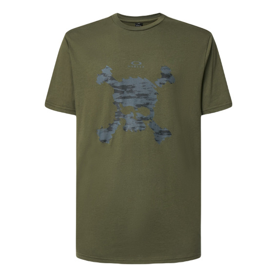 Camiseta / Playera Oakley Camo Skull Tee New Dark Brush