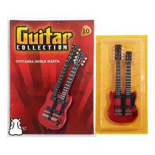 Miniatura Salvat Ed. 10 Guitarra Doble Mástil + Suporte